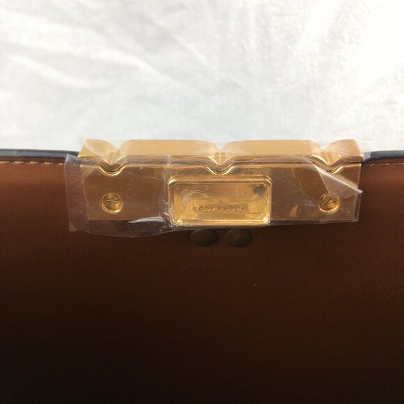 Tory Burch Eleanor Spazzolato Satchel Bag - Picture 9 of 9